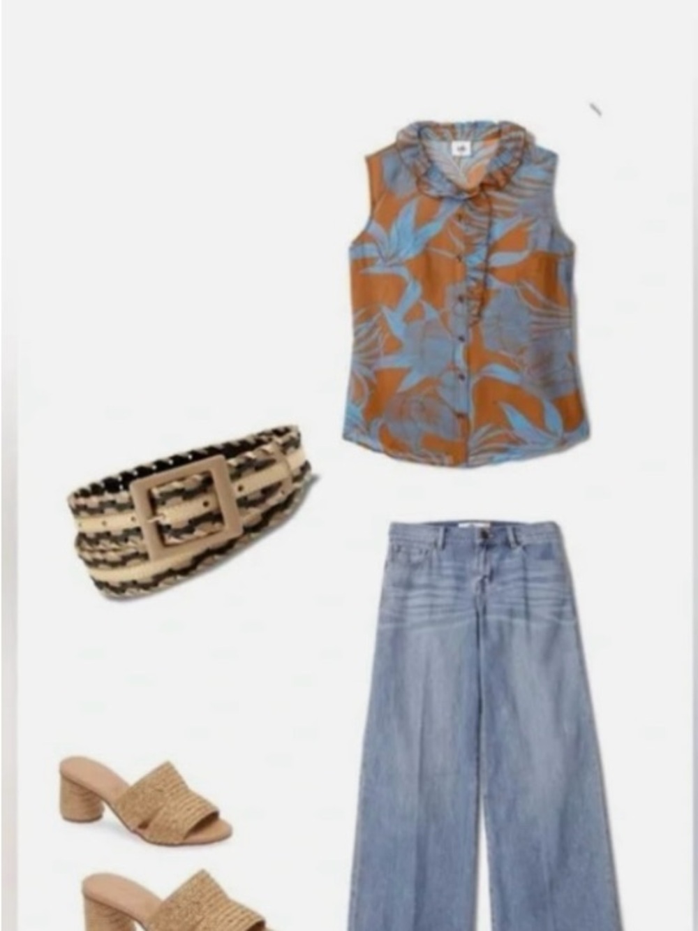 CAbi  Tropical Print Blouse View 6